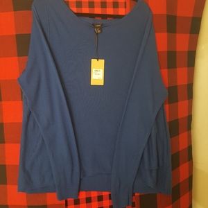 Halogen Royal Blue Light Sweater XXL